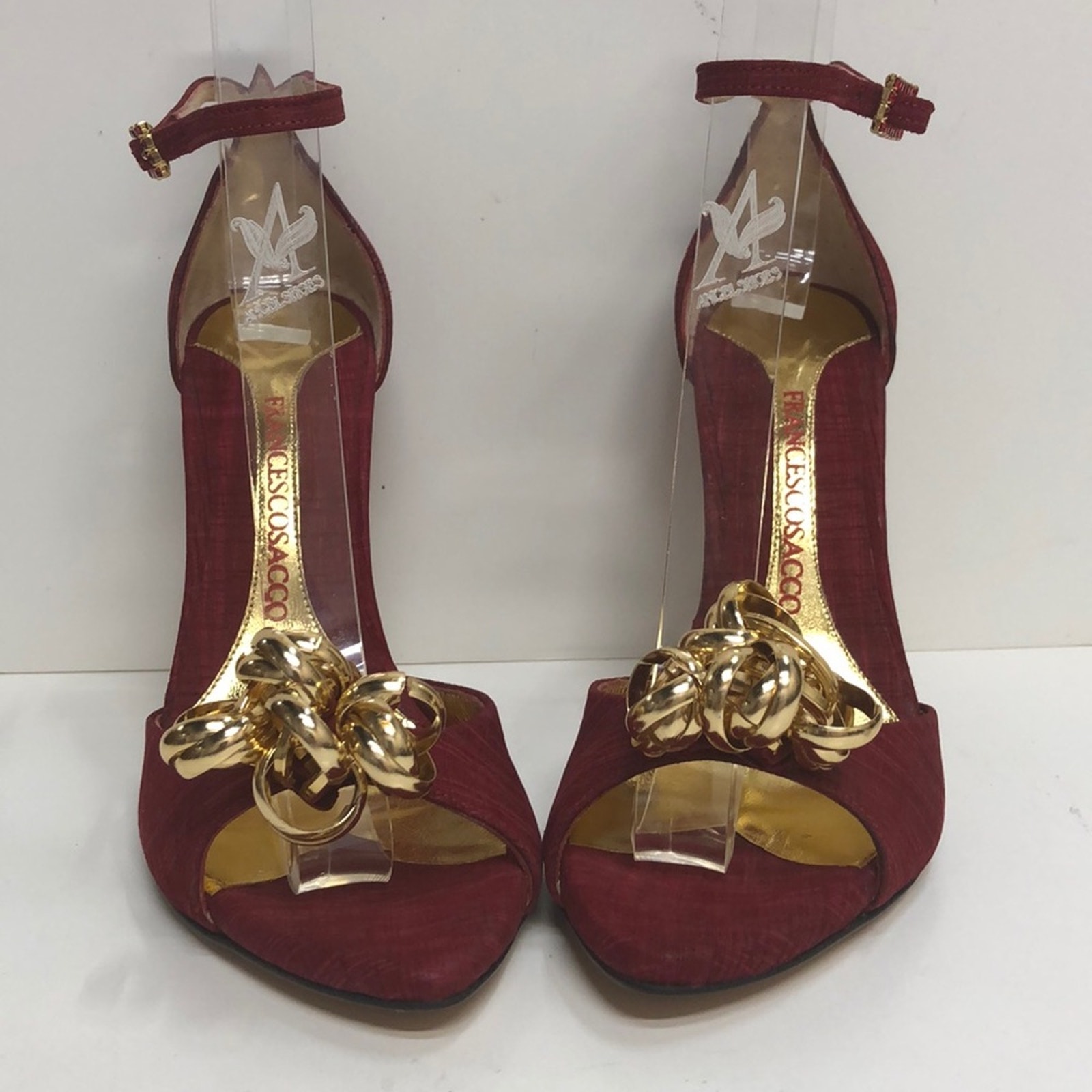 Francesco Sacco Made In Italy Red Highheel Sandal